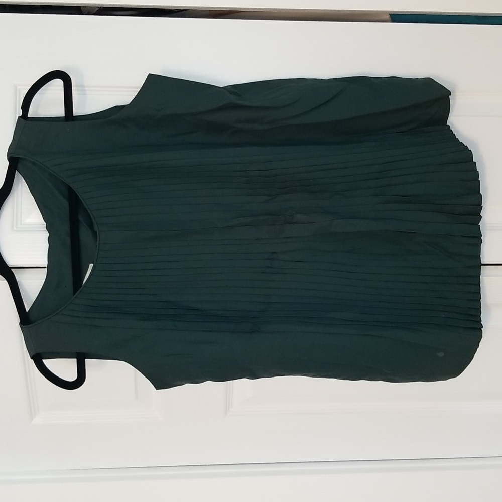 Vintage 1960's Hi-Stork Maternity Blouse Top Pleated